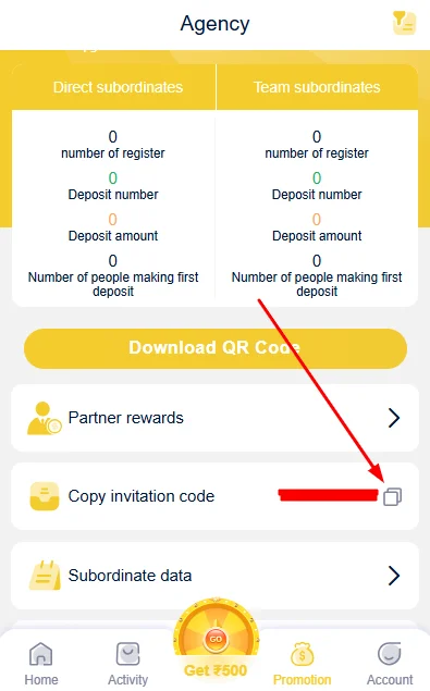 Refer and earn program
